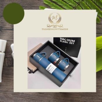 Stainless steel vacuum insulated flask set